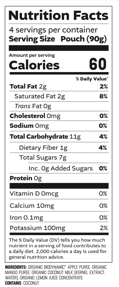 Regeneratively Farmed® Apple + Mango + Coconut Sauce
