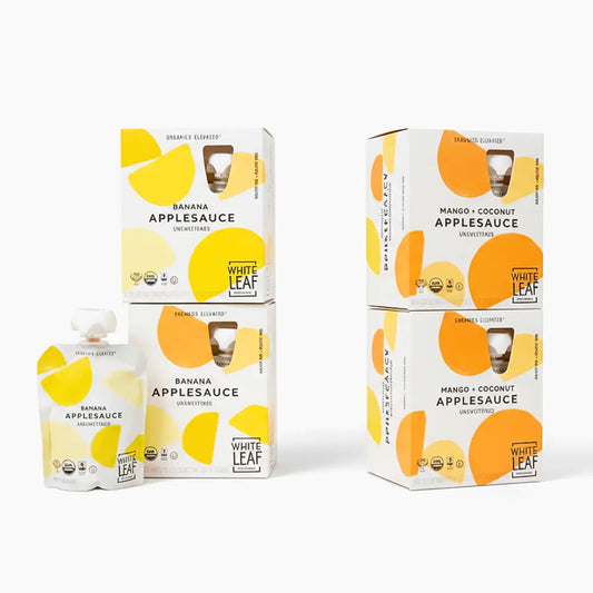 White Leaf Provisions Applesauce Variety Pack - Shop WLP Baby Food Pouches