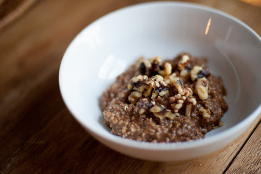 Quick Oats With Walnuts