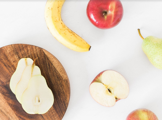 fruits representing vitamins for babies