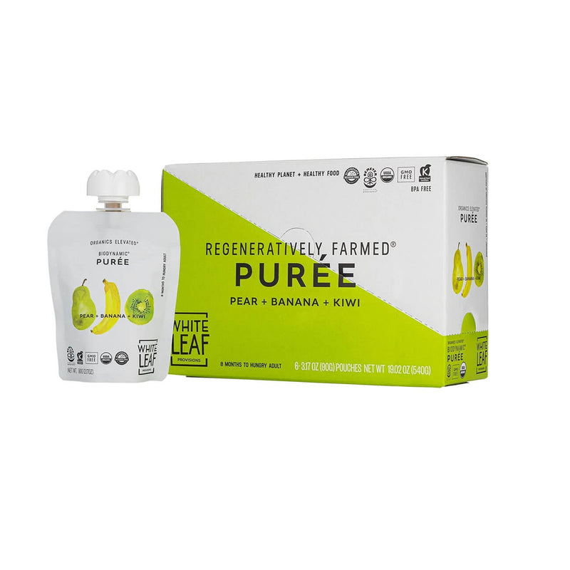 Pear + Banana + Kiwi Puree