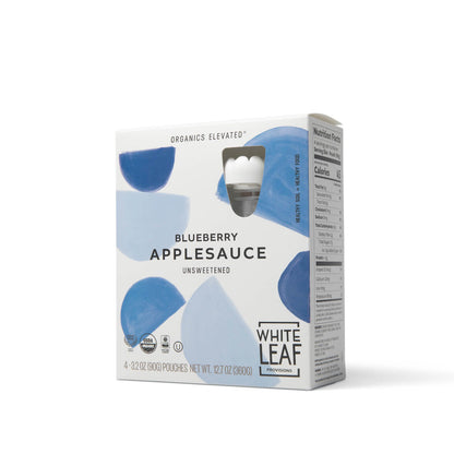 Organic Blueberry Applesauce Pouch - White Leaf Provisions