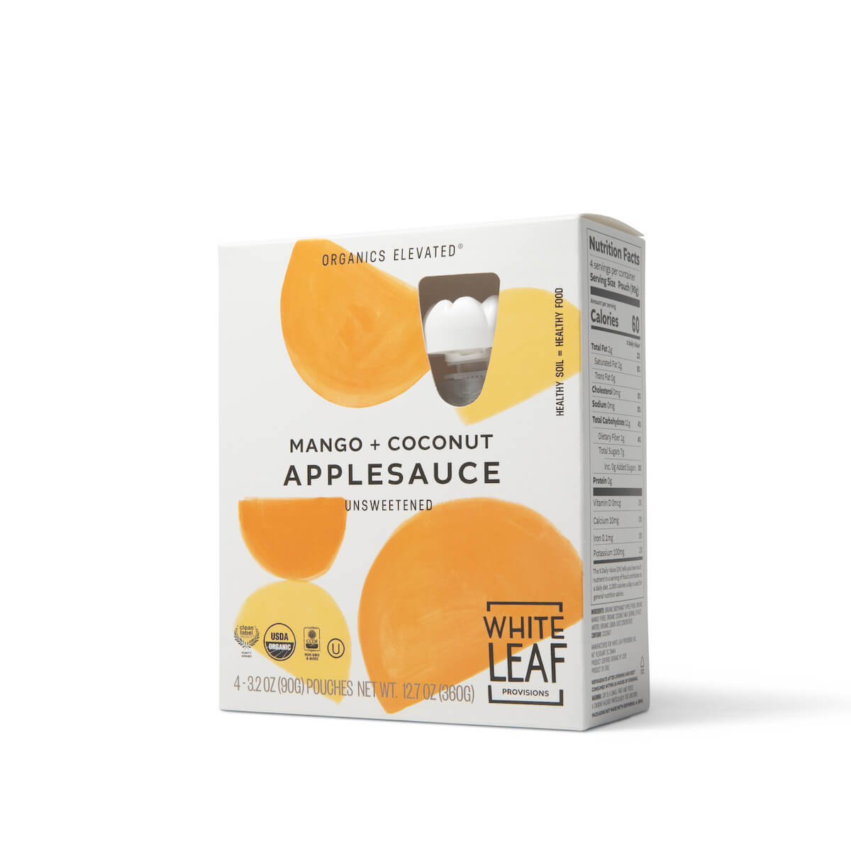 Mango + Coconut Applesauce Pouch