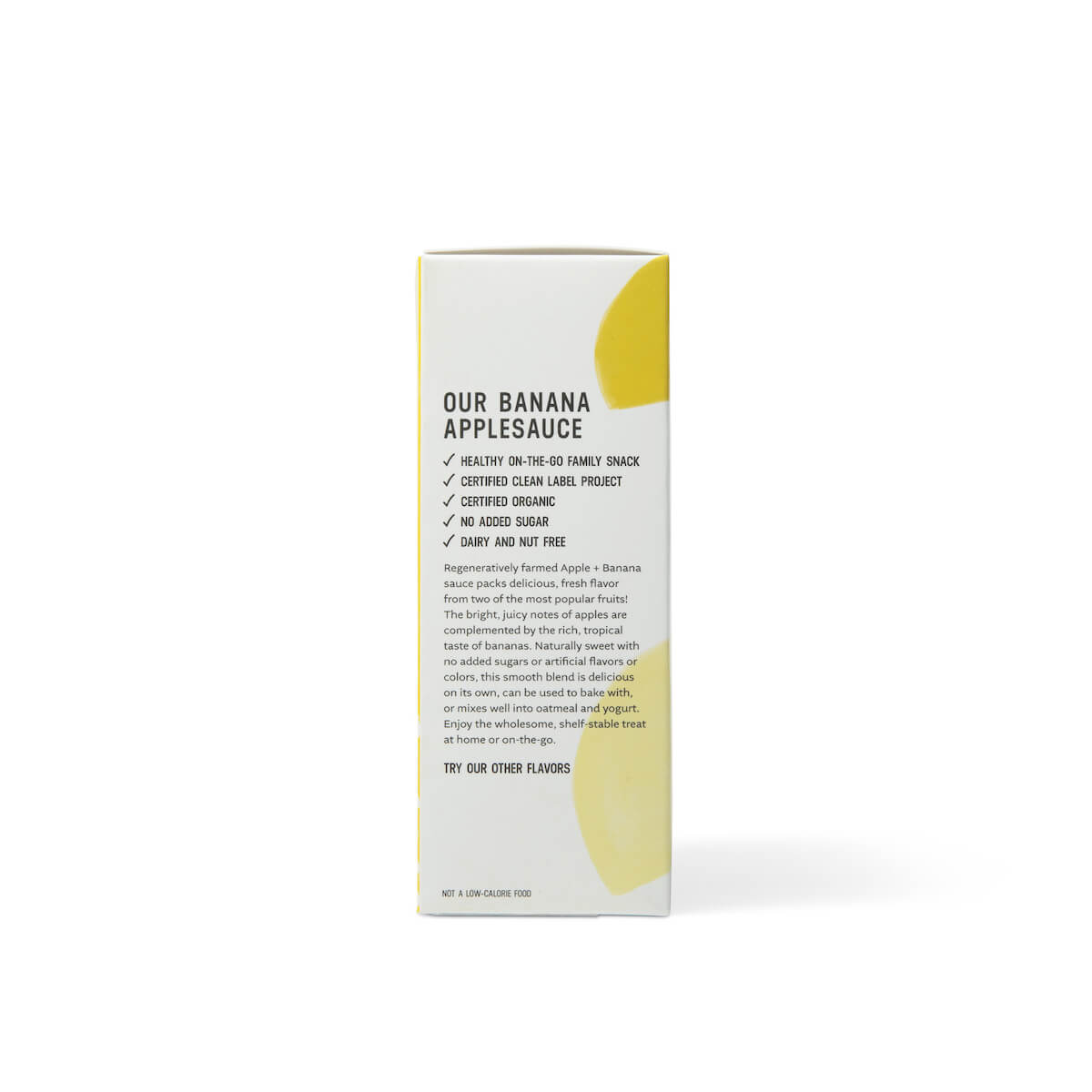 Nutrition info for Organic Banana Applesauce pouches