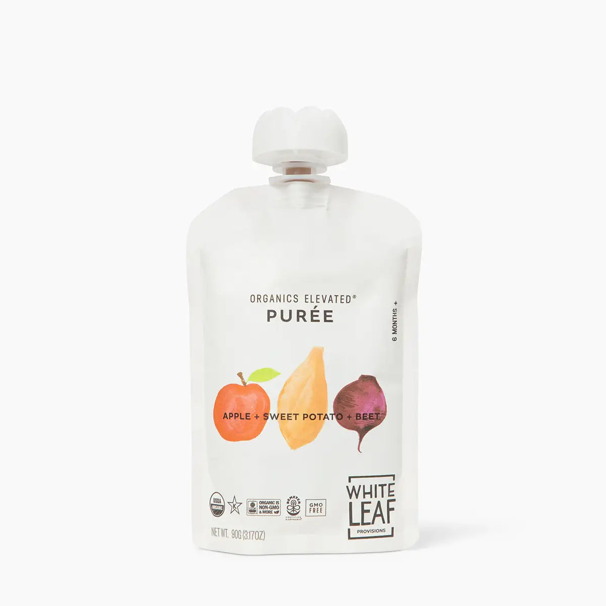 Organic Regeneratively Farmed® Apple + Sweet Potato + Beet Puree | White Leaf Provisions