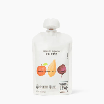 Organic Regeneratively Farmed® Apple + Sweet Potato + Beet Puree | White Leaf Provisions