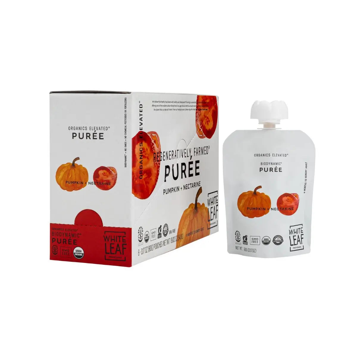 Organic Regeneratively Farmed® Pumpkin Baby Food Puree | White Leaf Provisions