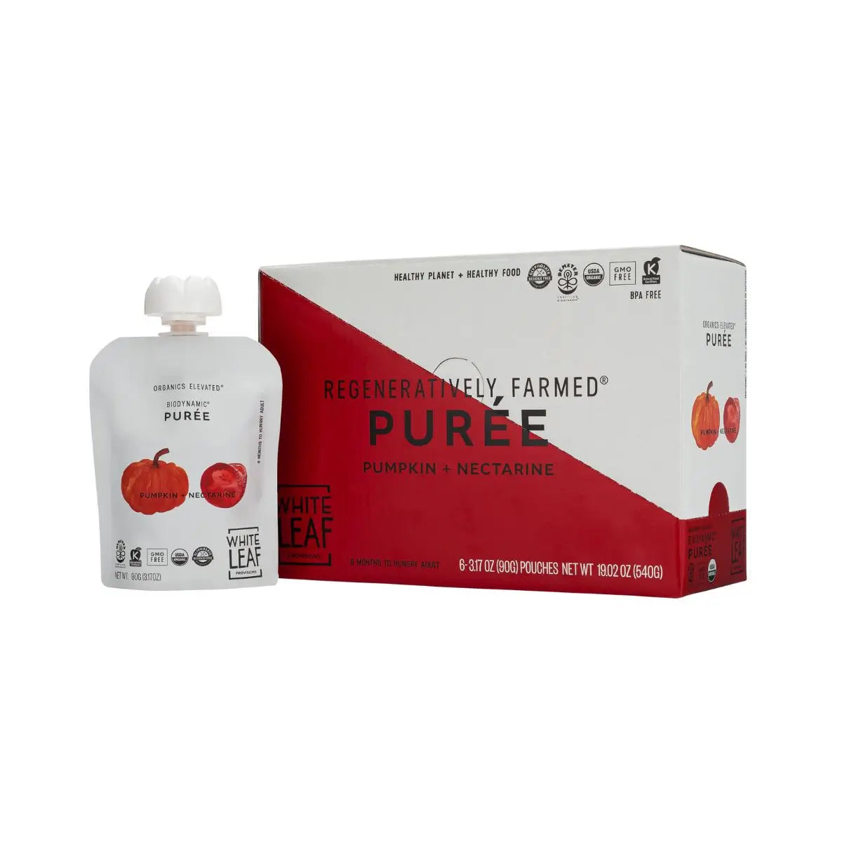 Organic Regeneratively Farmed® Pumpkin Baby Food Puree | White Leaf Provisions