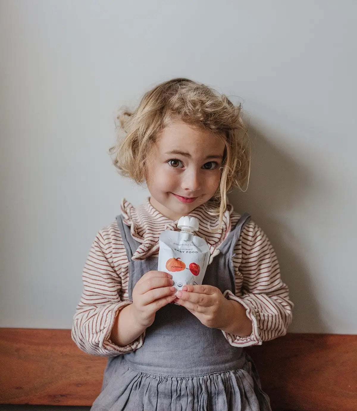 pumpkin toddler snack puree pouch