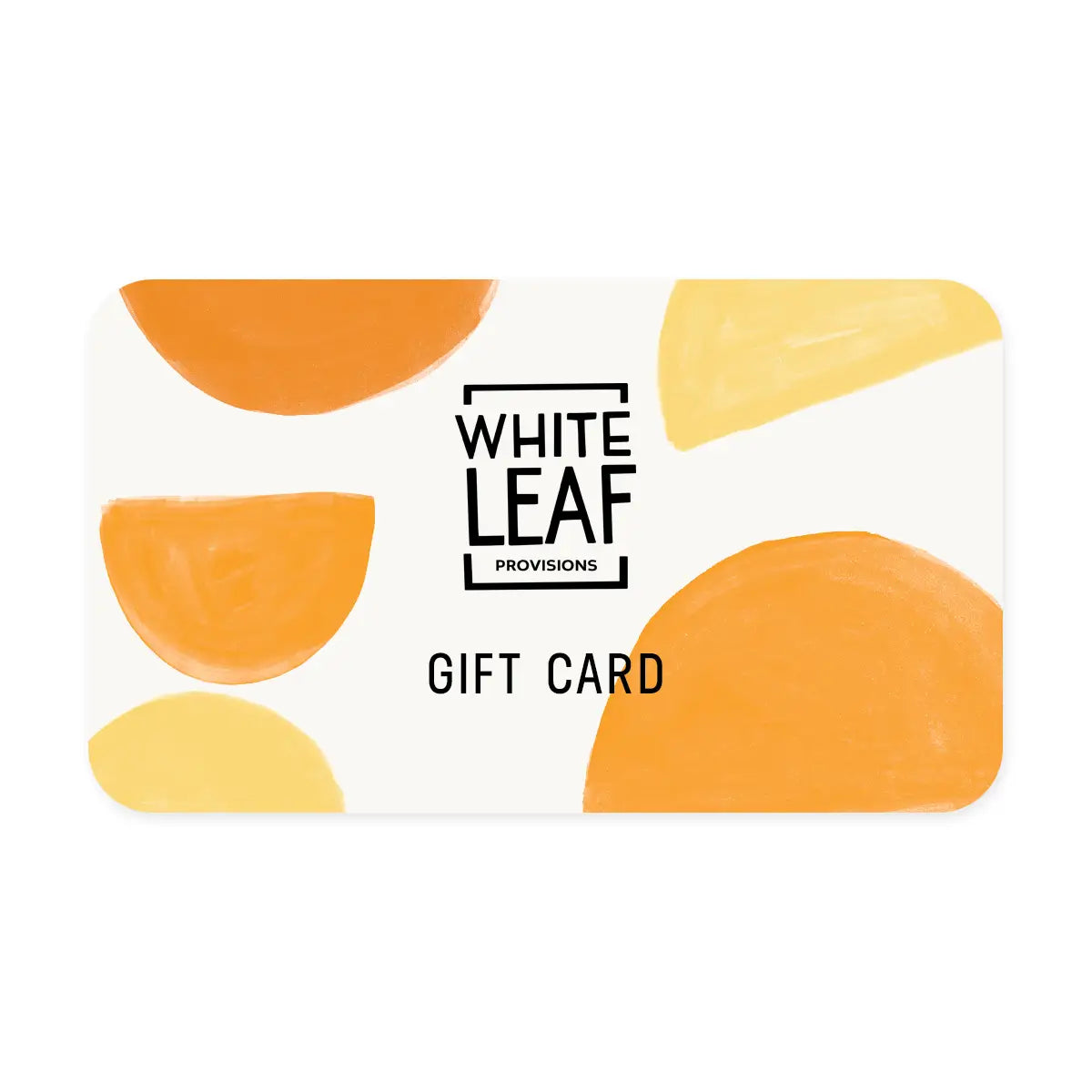 white leaf provisions gift card - shop gifts for new parents on WLP